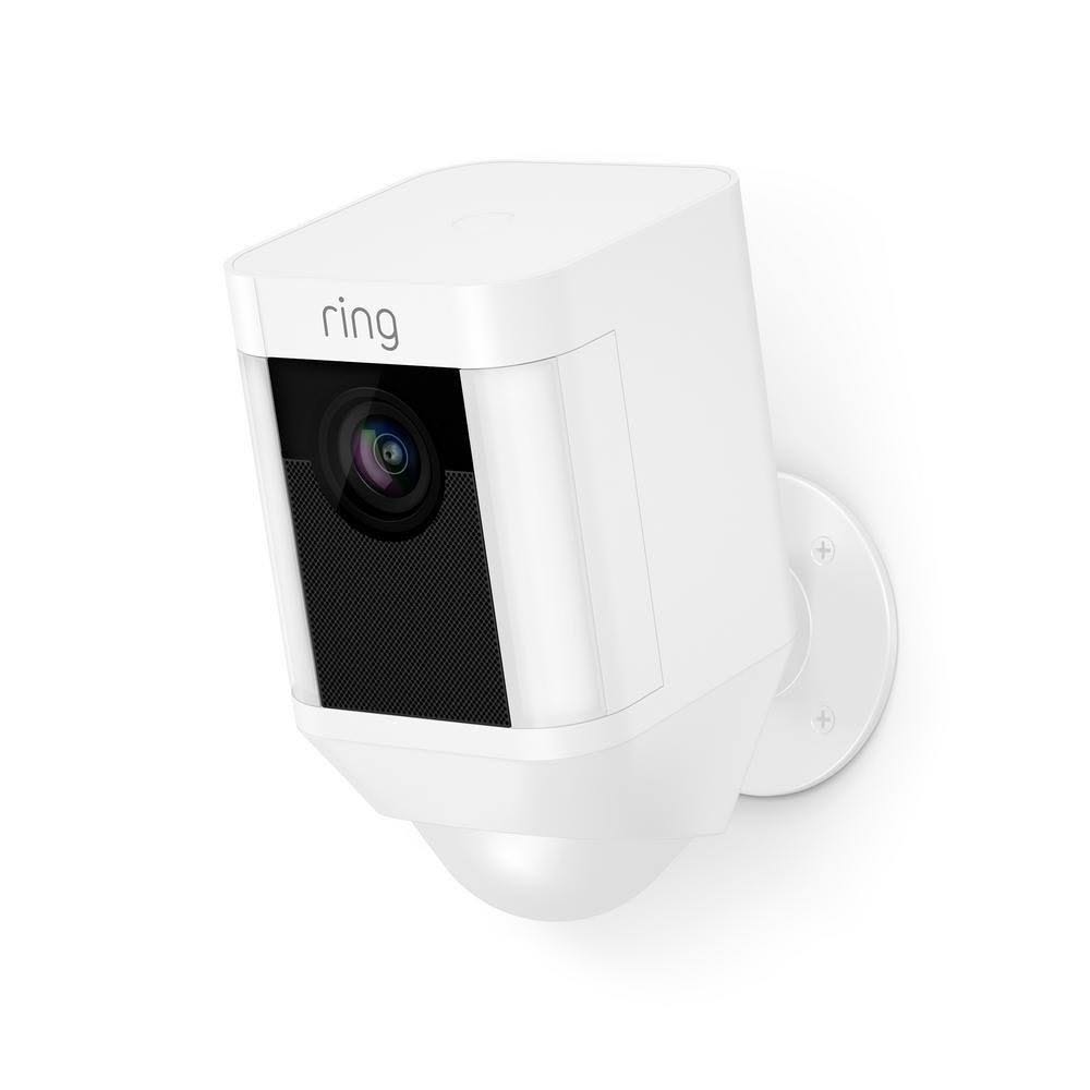 White HD Security Camera with Two-Way Talk and Siren Alarm C79124