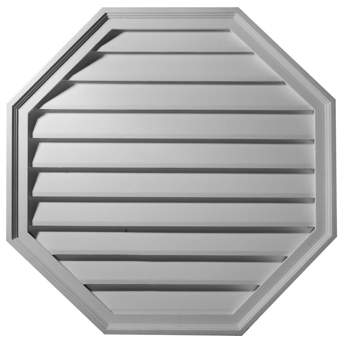 Functional Octagon Gable Louver Vent U163525