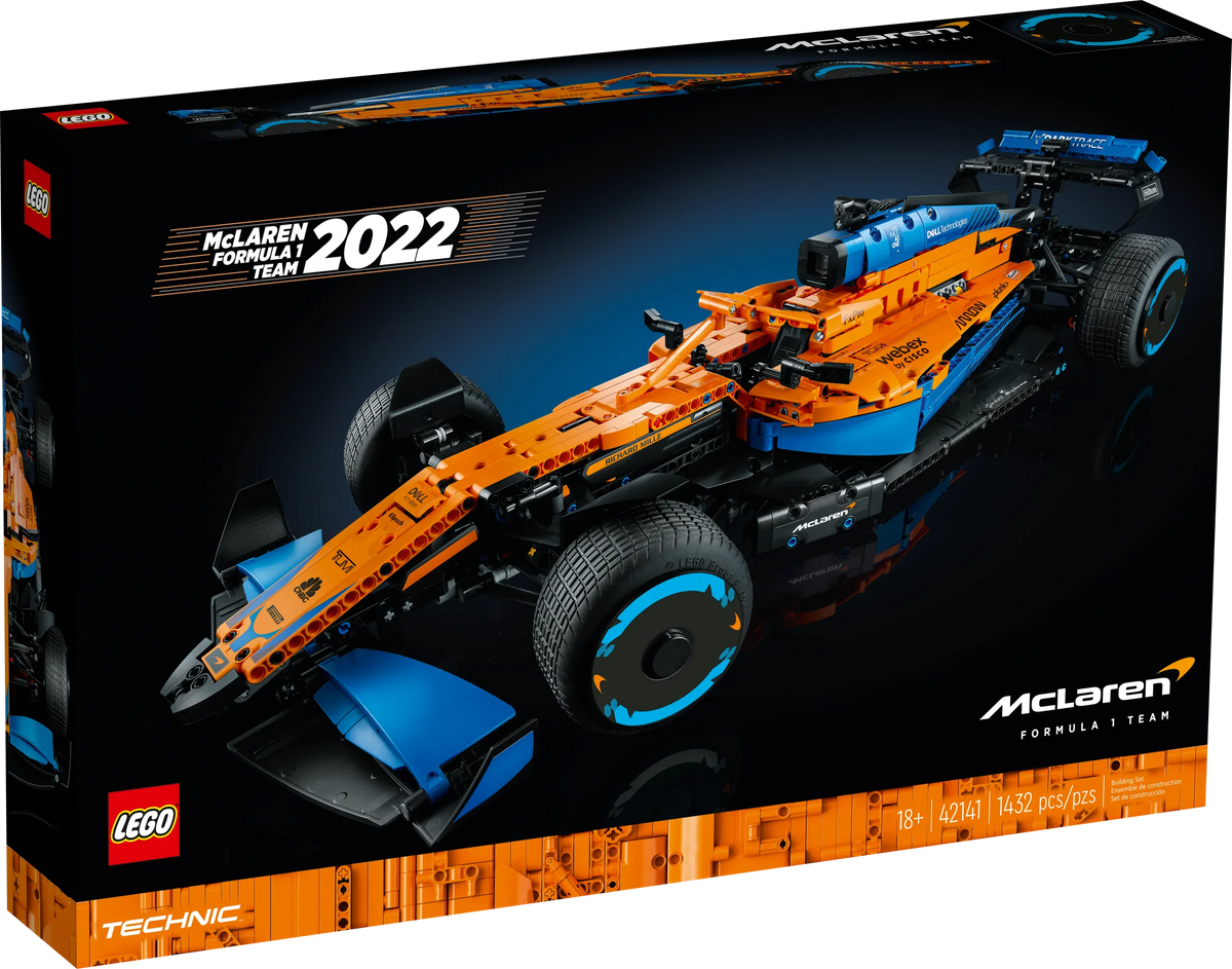 Technic McLaren Formula 1 Replica Race Car Model Building Kit W27281