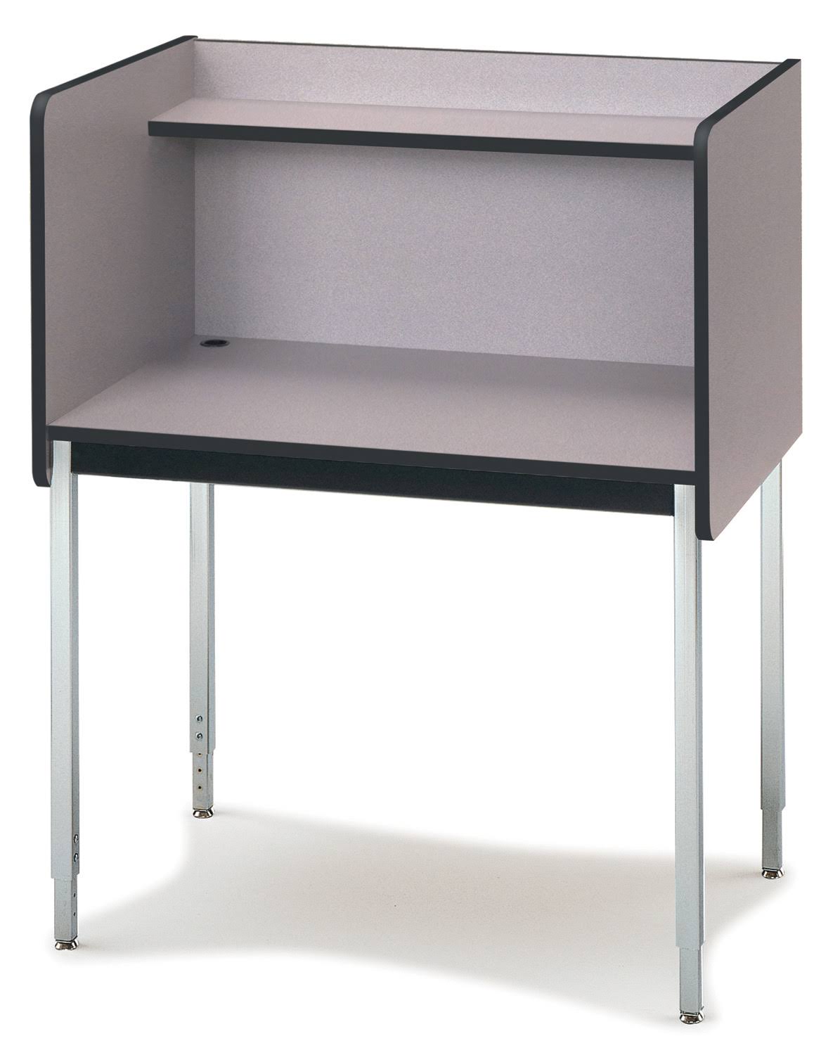 Grey Modular Carrel Starter W463