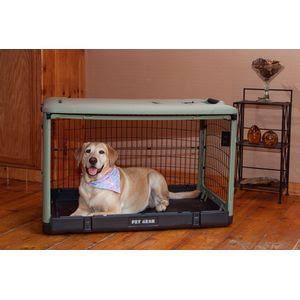 Medium Steel Dog Crate with Pad E899