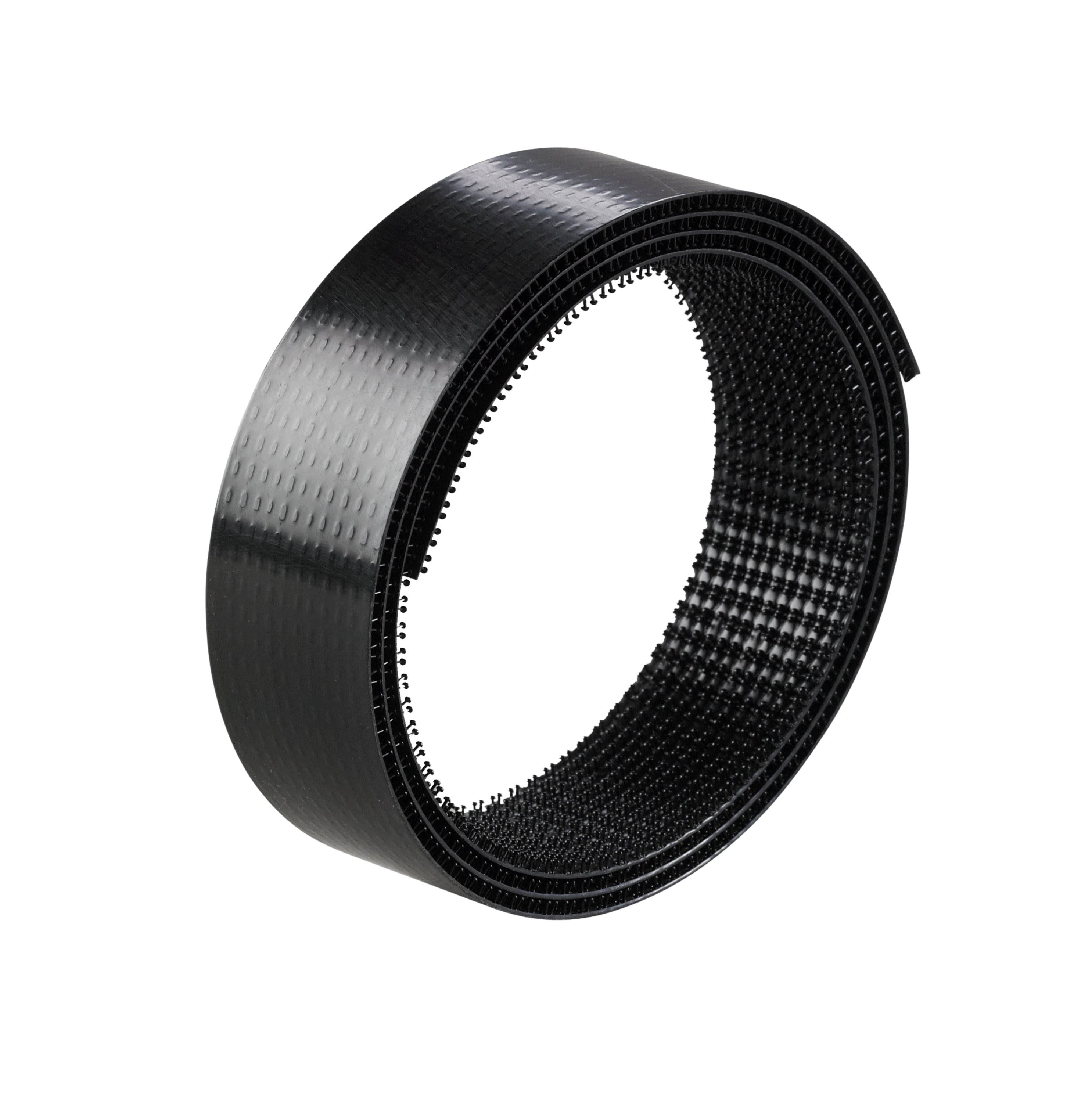 Black Dual Lock Reclosable Fastener, 2 in x 50 yd H216394