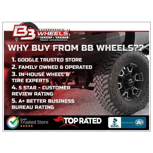 Satin Black 22x10 8x180 Wheel G887
