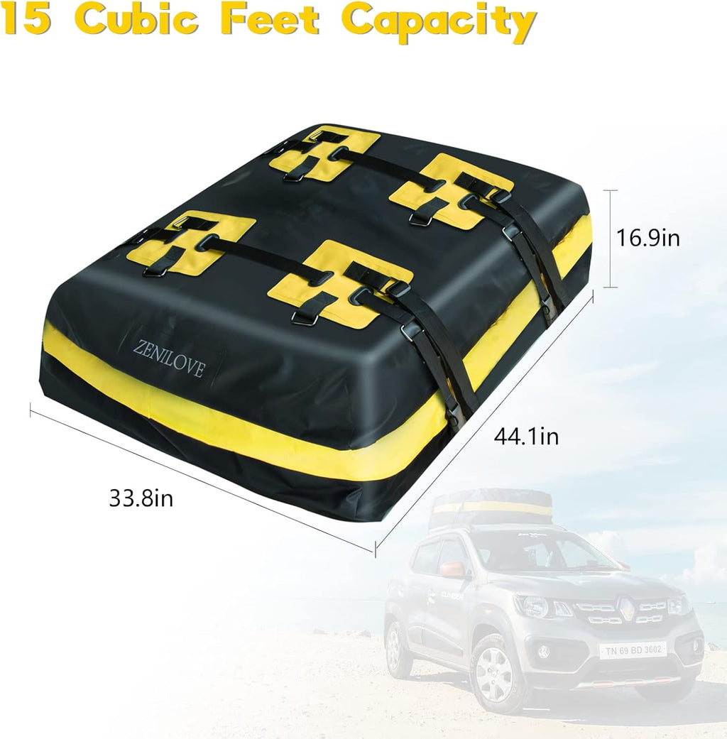 15 Cubic Waterproof Roof Rack Cargo Carrier Bag K461