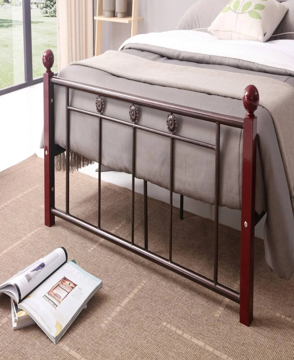 Twin Metal Bed F9567