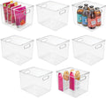 Clear Plastic Organizing Tray with Handles, 8 Pack L2394