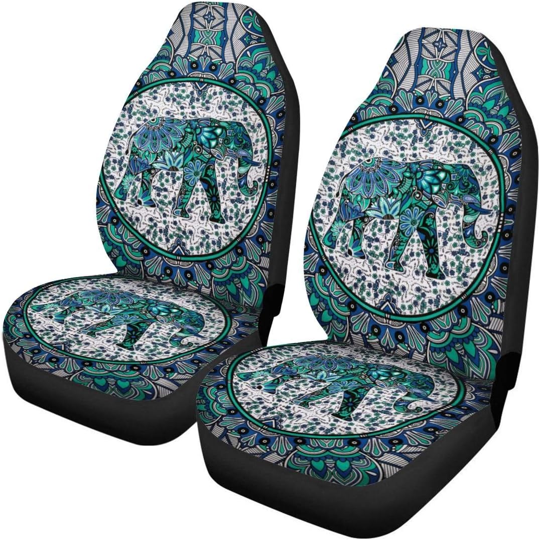 Car Seat Cover 2pcs Bucket Front Seats Protector Pack of 2 E30881