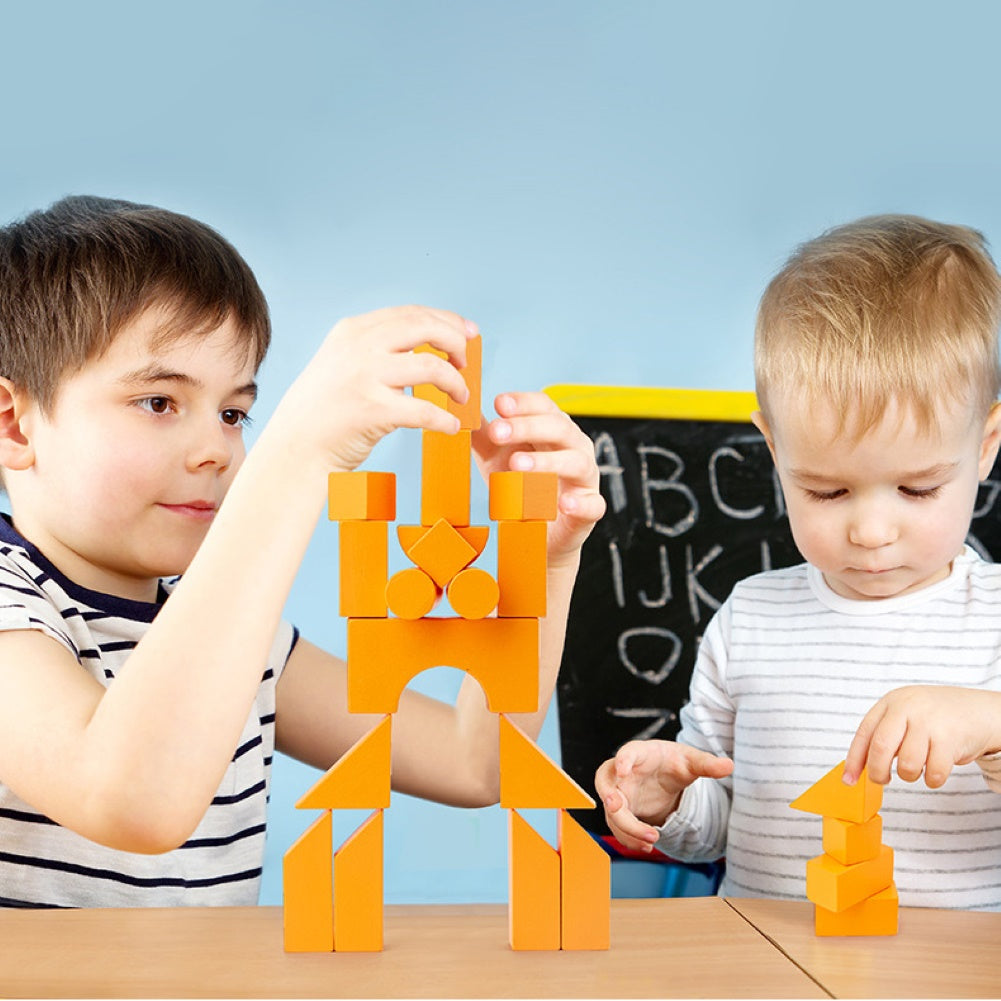 Multicolor Wooden Balance Building Blocks Stacking Toy G77029