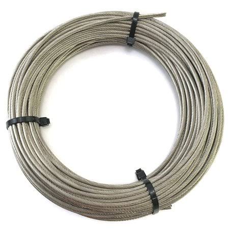 3/16x22 7x19 Stainless Steel Wire Rope Cable Y8965