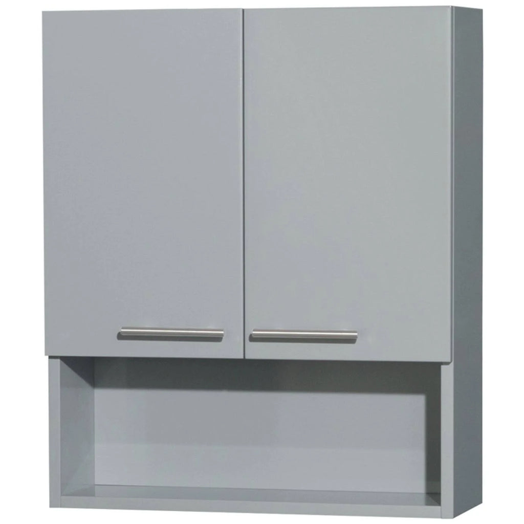 Dove Gray Wall-Mounted Storage Cabinet B304768