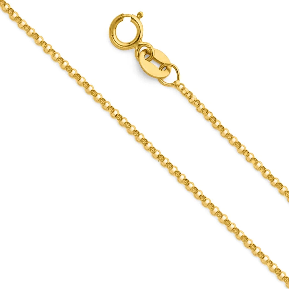 14K Yellow Gold Diamond-Cut Heart-Shaped Initial Pendant with 16" Chain Necklace T8759