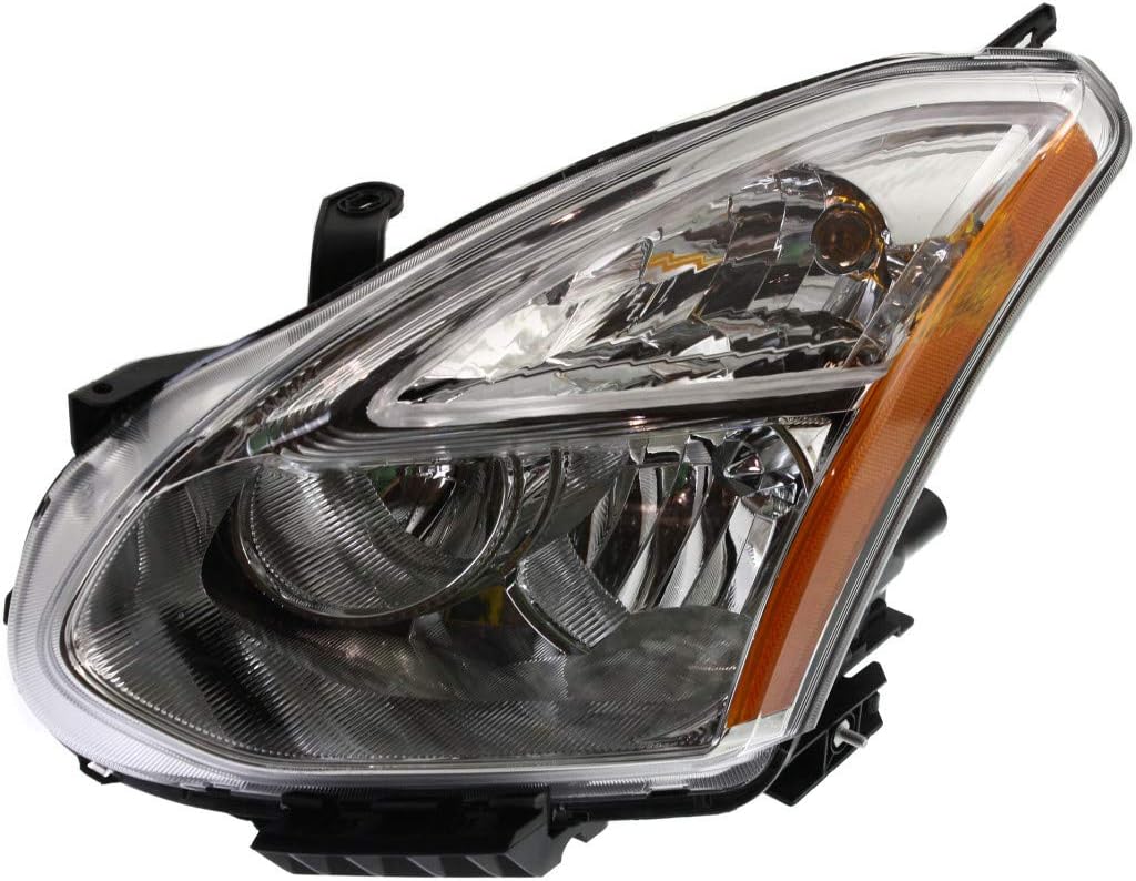 Passenger Side Halogen Headlight Assembly for Nissan Rogue 2011 2012 E272616