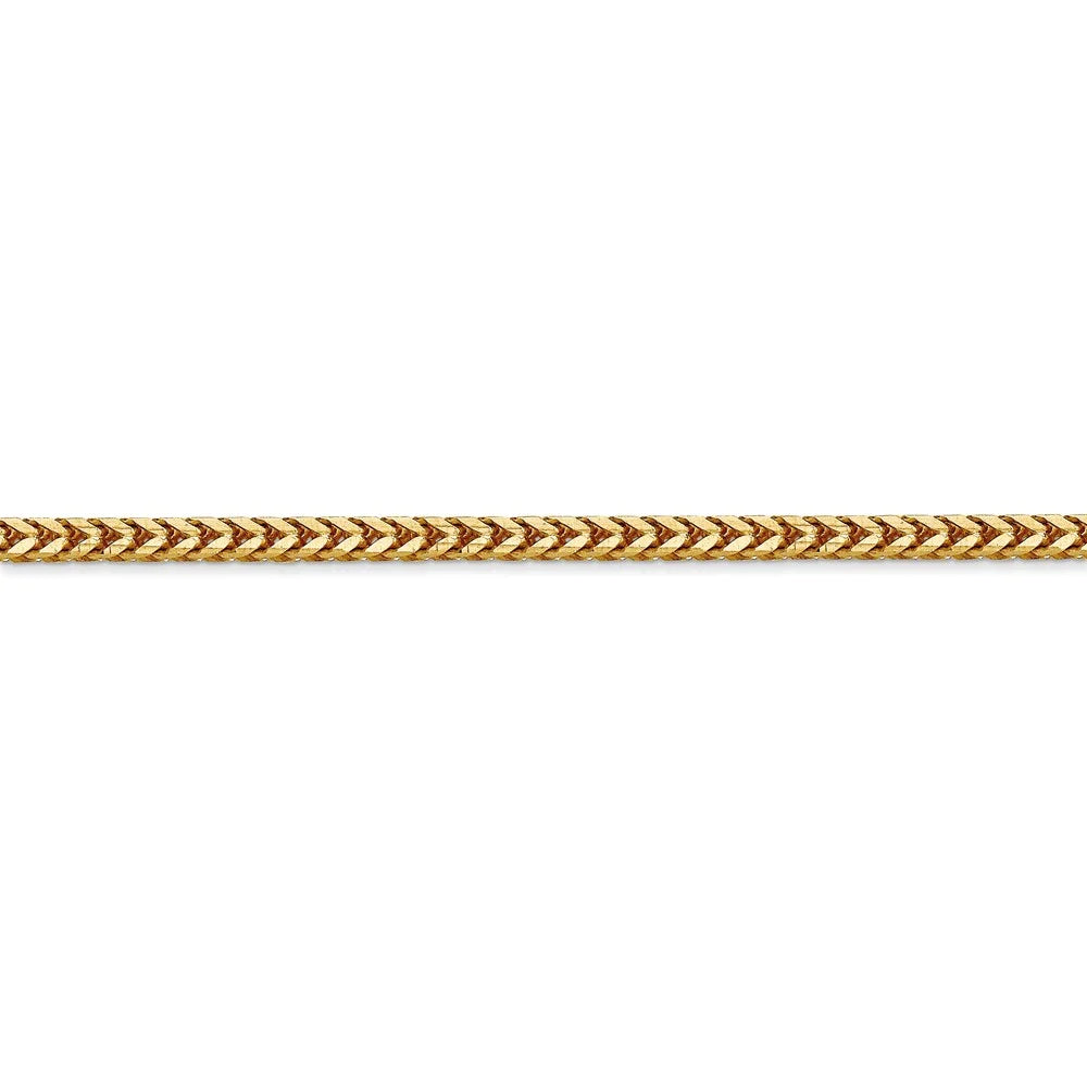 14kt Yellow Gold Franco Chain 30 inch Lobster Clasp X30543