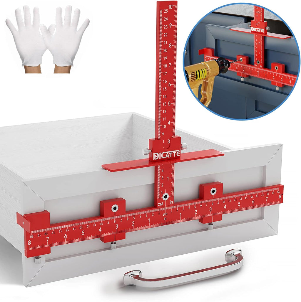 Red Thickened Aluminum Alloy Cabinet Handle Jig G5473
