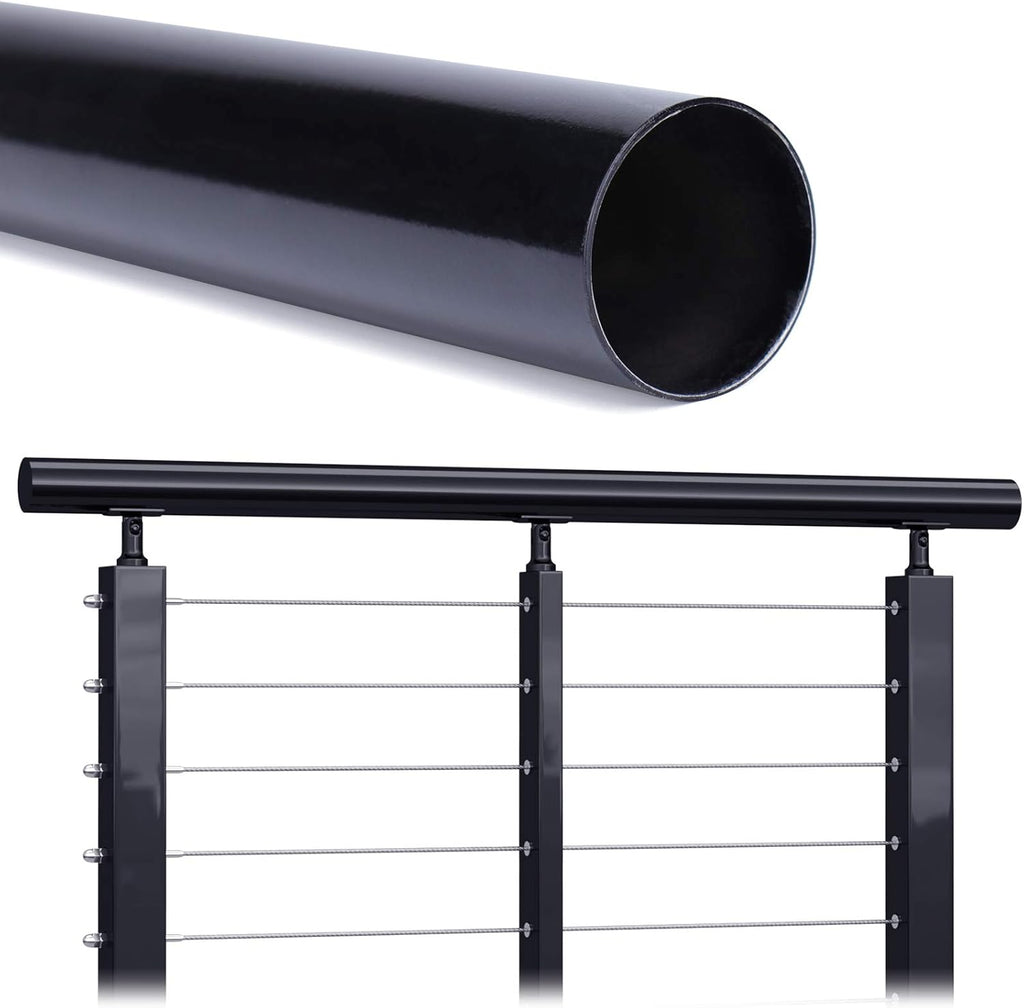 6.6ft Aluminum Cable Railing Handrail for Staircase and Deck Stair B44458