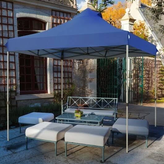 10' x 10' Portable Pop Up Canopy Tent with Roller Bag V522344