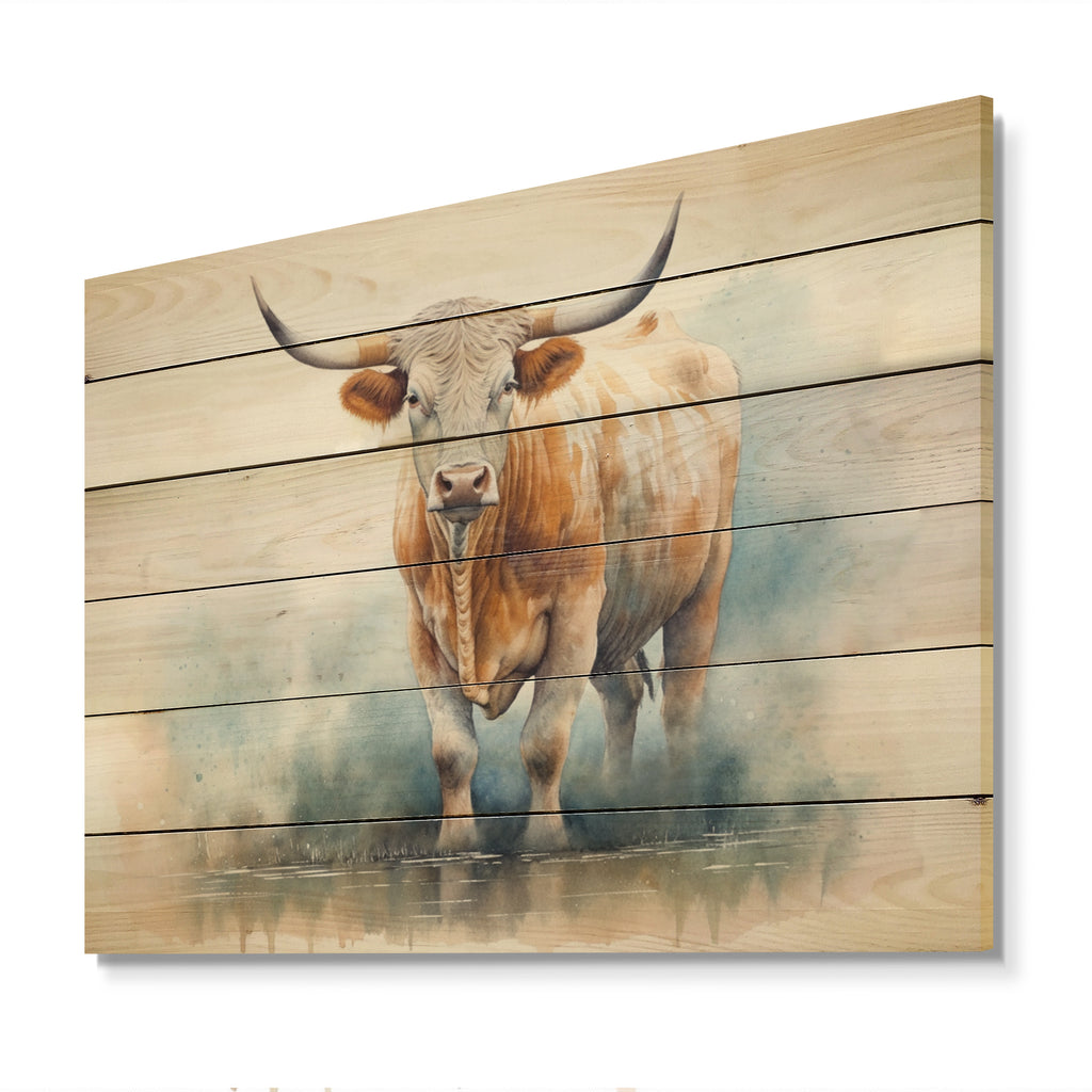 Natural Pine Wood Animals Print D32054