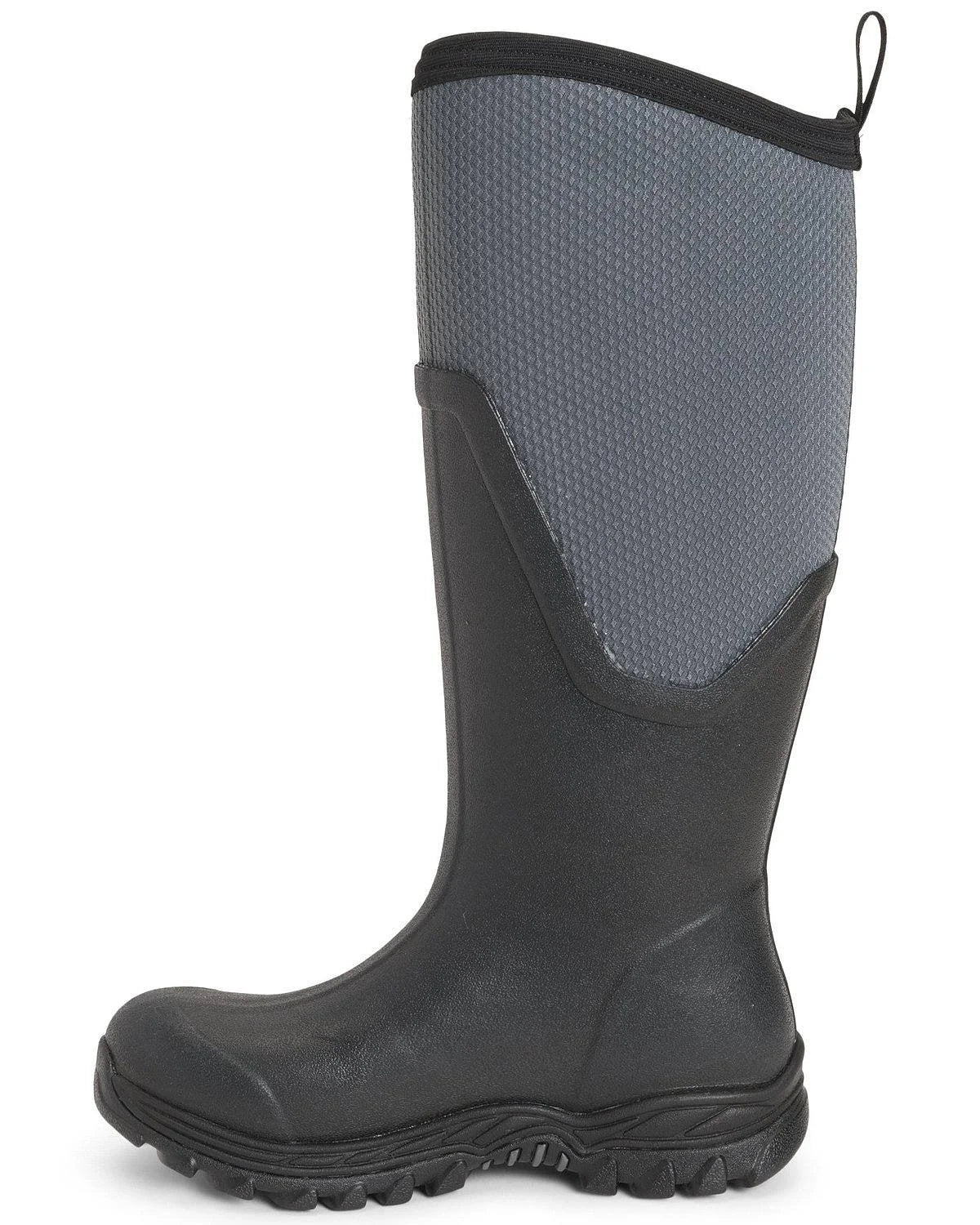 Grey Tall Work Boots U5033