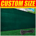 Green Fence Privacy Screen Windscreen Shade Fabric Cloth HDPE with Grommets M4527