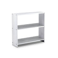 Solid Wood Bookshelf White J4054