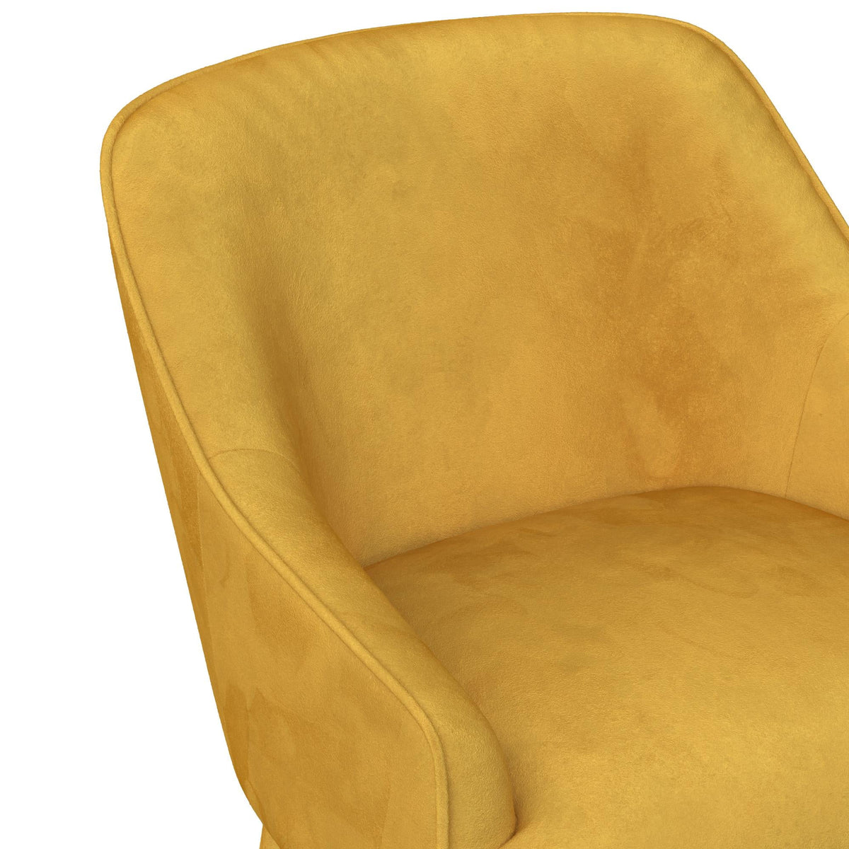 Mustard Velvet Upholstered Accent Chair A873