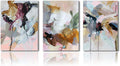 Framed Canvas Wall Art Abstract Painting Prints 12X16InchX3 U3940