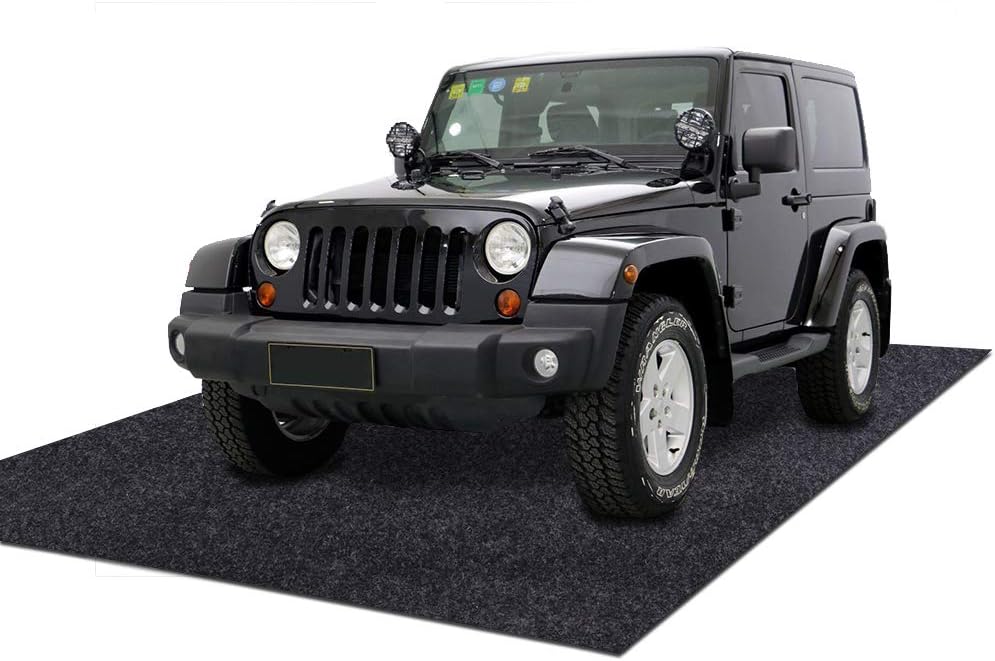Wide Vehicle Garage Floor Mat 9.55feet x 18feet V802