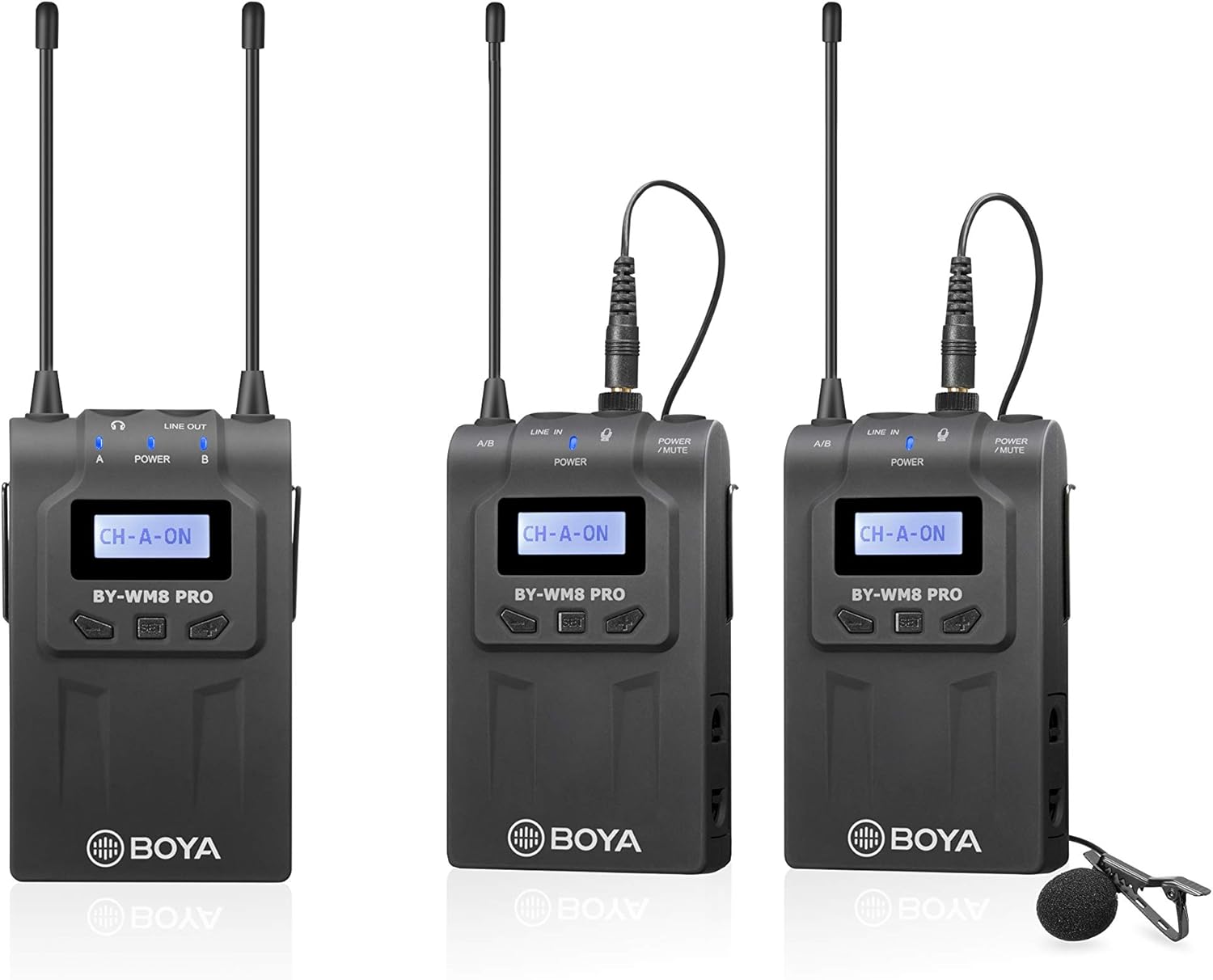 Wireless Microphone Receiver with 3.5mm Output Cable T60439