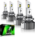 9005 9006 LED Headlight Bulbs Combo, 40000LM 200W, 6500K Cool White, Pack of 4 O725633
