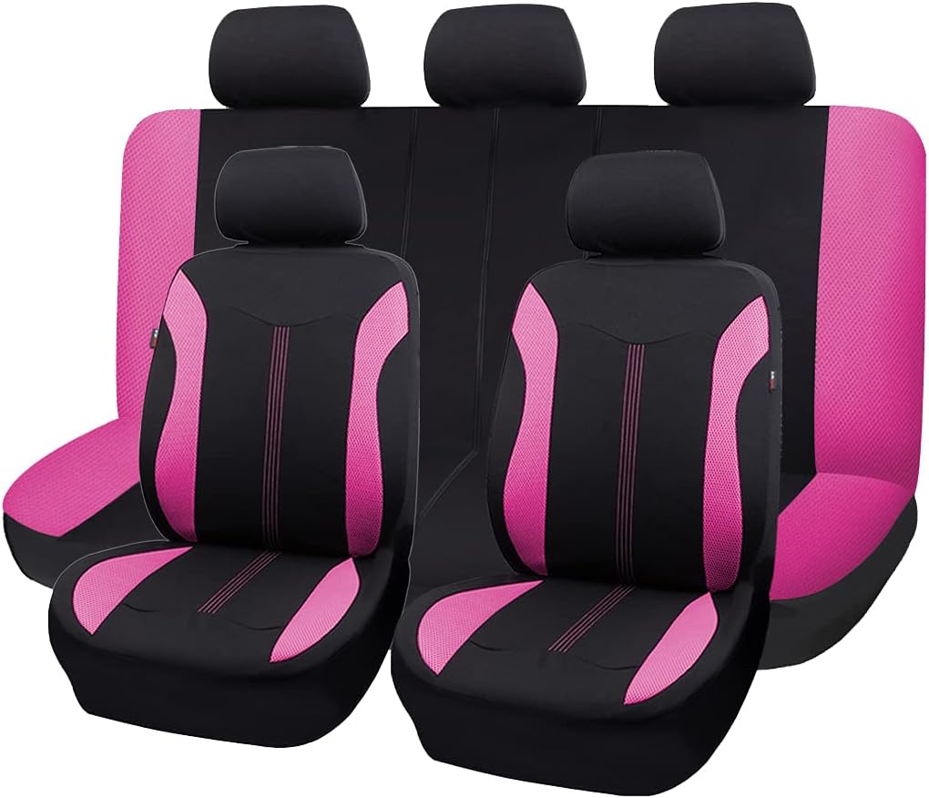 Gray Black Full Set Car Seat Covers F267