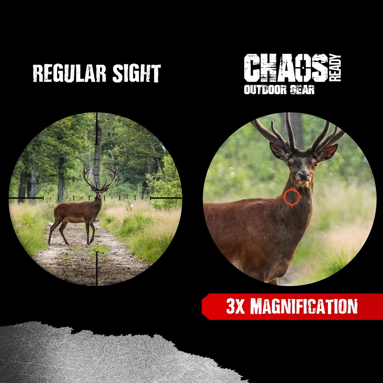 3X Red Dot Magnifier with QD Side Flip Mount P620857