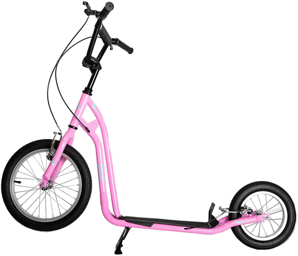 Scooter with 16-Inch Front Wheel, 12-Inch Rear Wheel, Front and Rear Caliper Brakes C4967