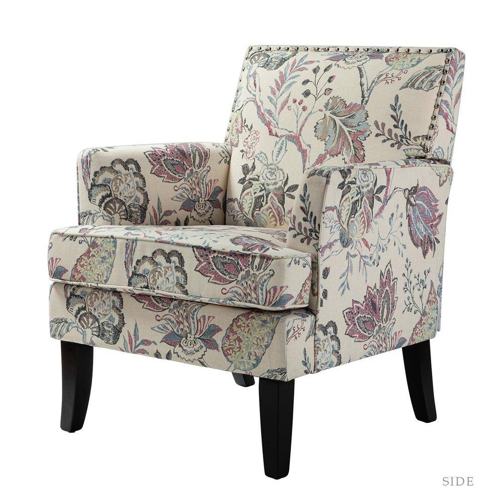 Red Nailhead Arm Chair S528743