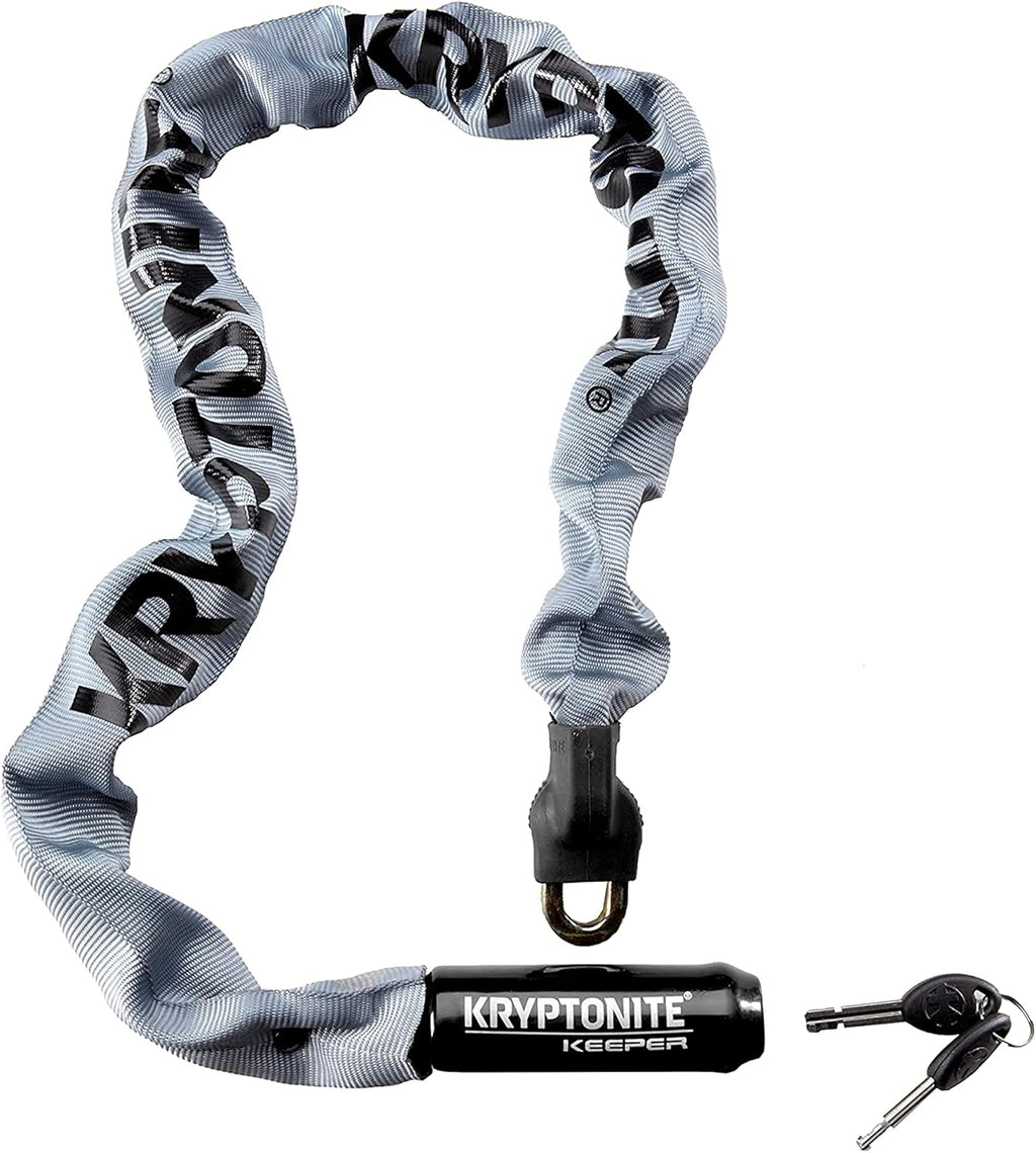 Gray Integrated Bicycle Lock Chain, 33.5-Inch, Pack of 2 L4578