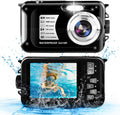 Blue Waterproof Digital Camera 30MP 16X Zoom V841524