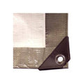 26 ft. x 40 ft. Heavy Duty Gray-White Tarp O149928
