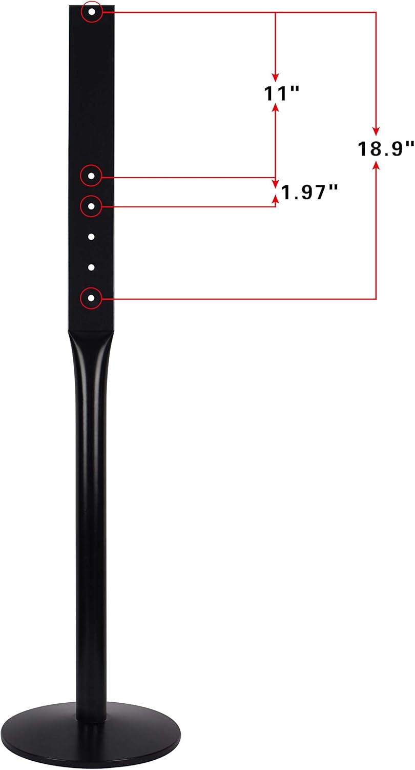 Cast Iron Sign Post Stand, Black Pack of 2 U3472