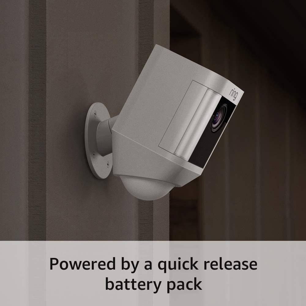 White HD Security Camera with Two-Way Talk and Siren Alarm C79124
