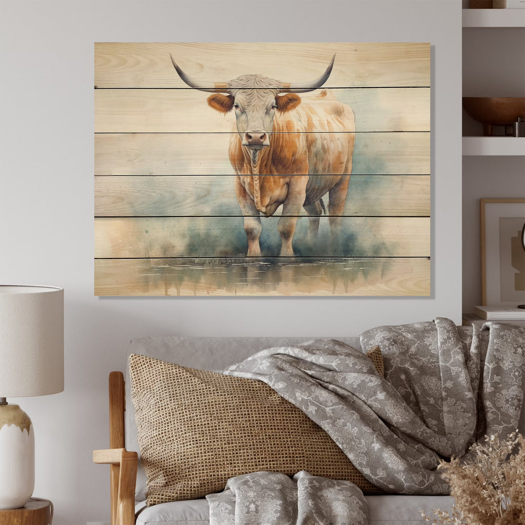 Natural Pine Wood Animals Print D32054