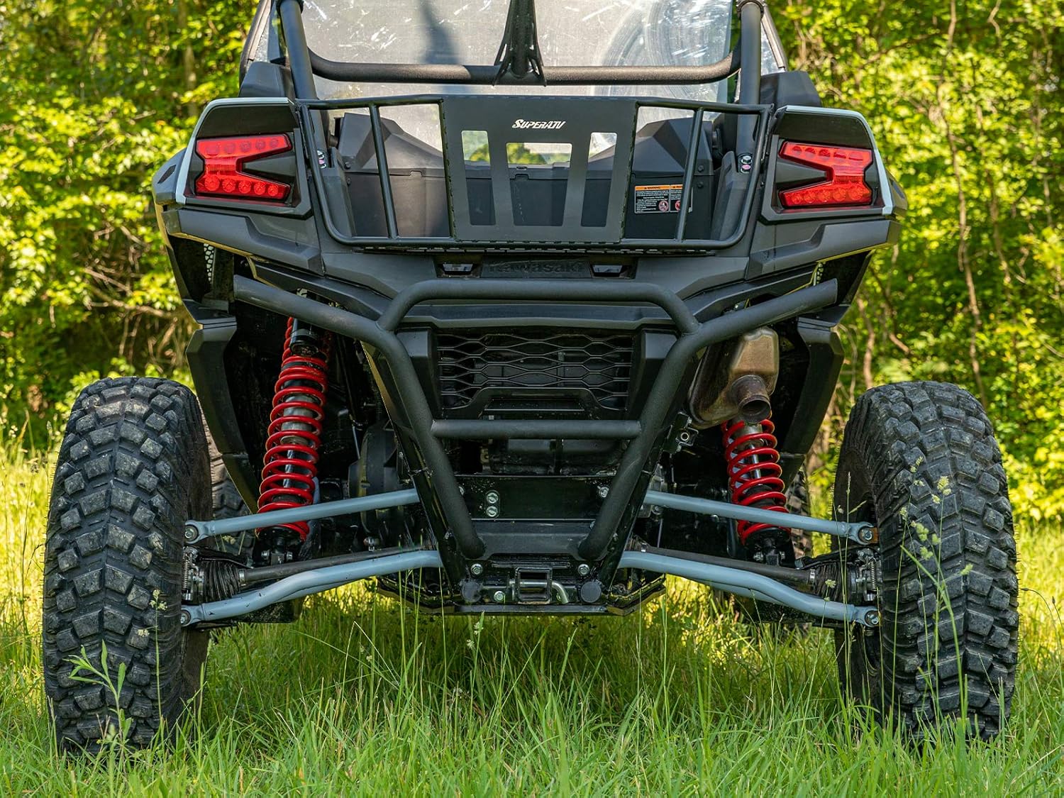 Black Steel UTV Rear Bumper D49678