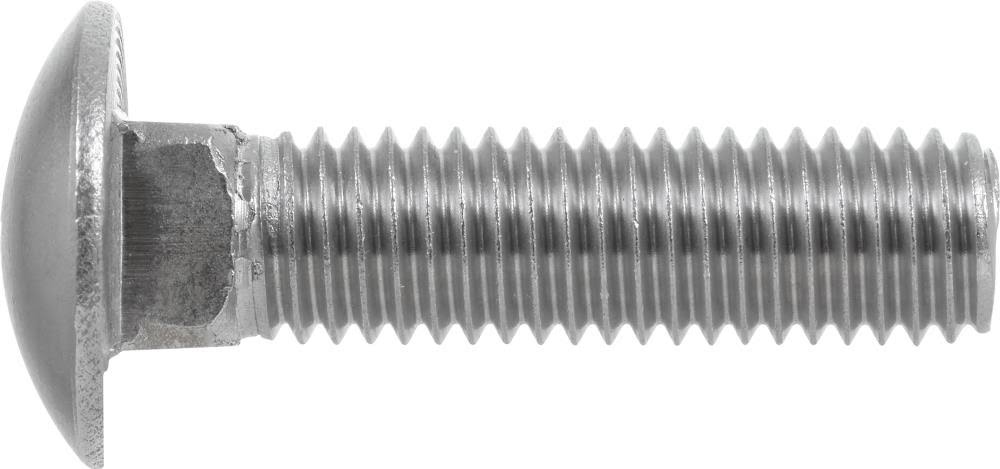 Stainless Steel Carriage Bolt, 1/4 x 4-1/2-Inch, 25-Pack K327222