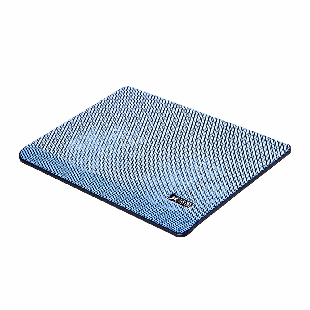 Blue Double Fans Laptop Cooling Pad with Two USB Ports E79262