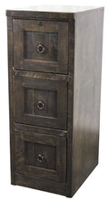 Rustic 3 Drawer File Cabinet Soft White H554569