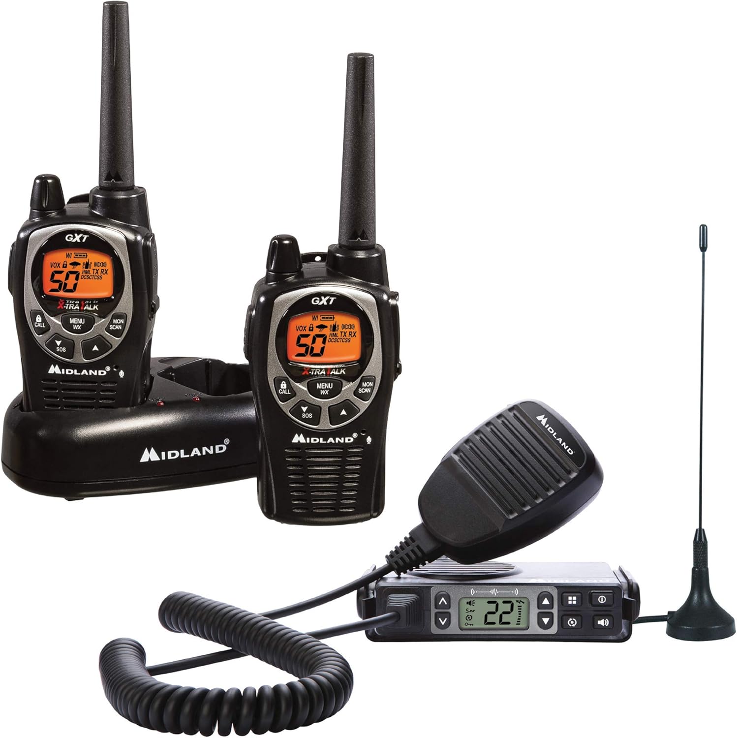 50 Channel GMRS Two-Way Radio, Mossy Oak Camo, 2-Pack D195516