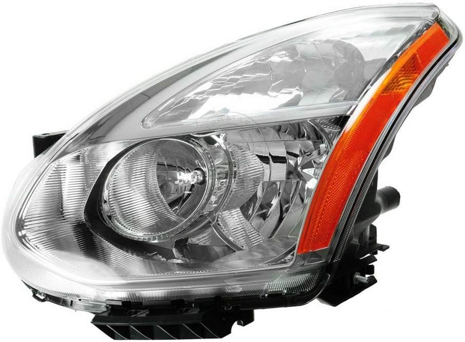 Nissan Rogue Headlight Assembly 2009 2010 Driver Side Halogen D76165
