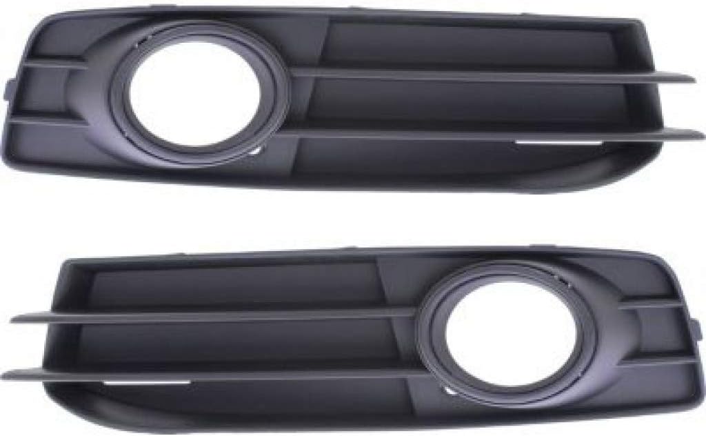 Black Fog Light Bezel Cover Pair for Audi A3 2009 2010 2011 2012 2013 U32424