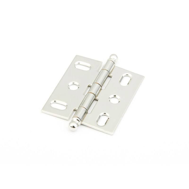 Pack of 30 Solid Brass Cabinet Hinges Polished Nickel D75274