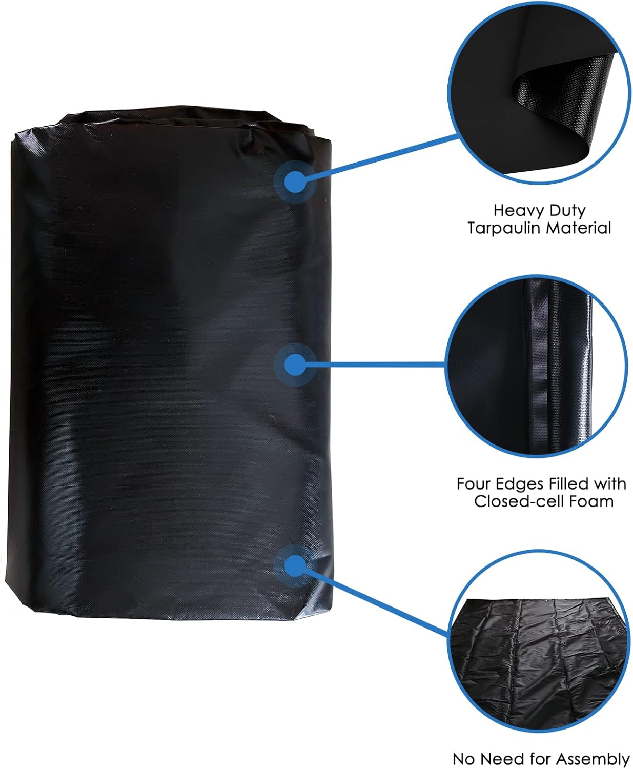 Black Garage Containment Mats 7'9'' X 18' K895