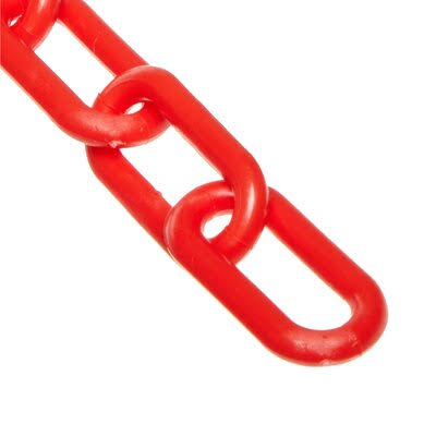 Red Plastic Chain Reel 2 in Link 125 ft O92522