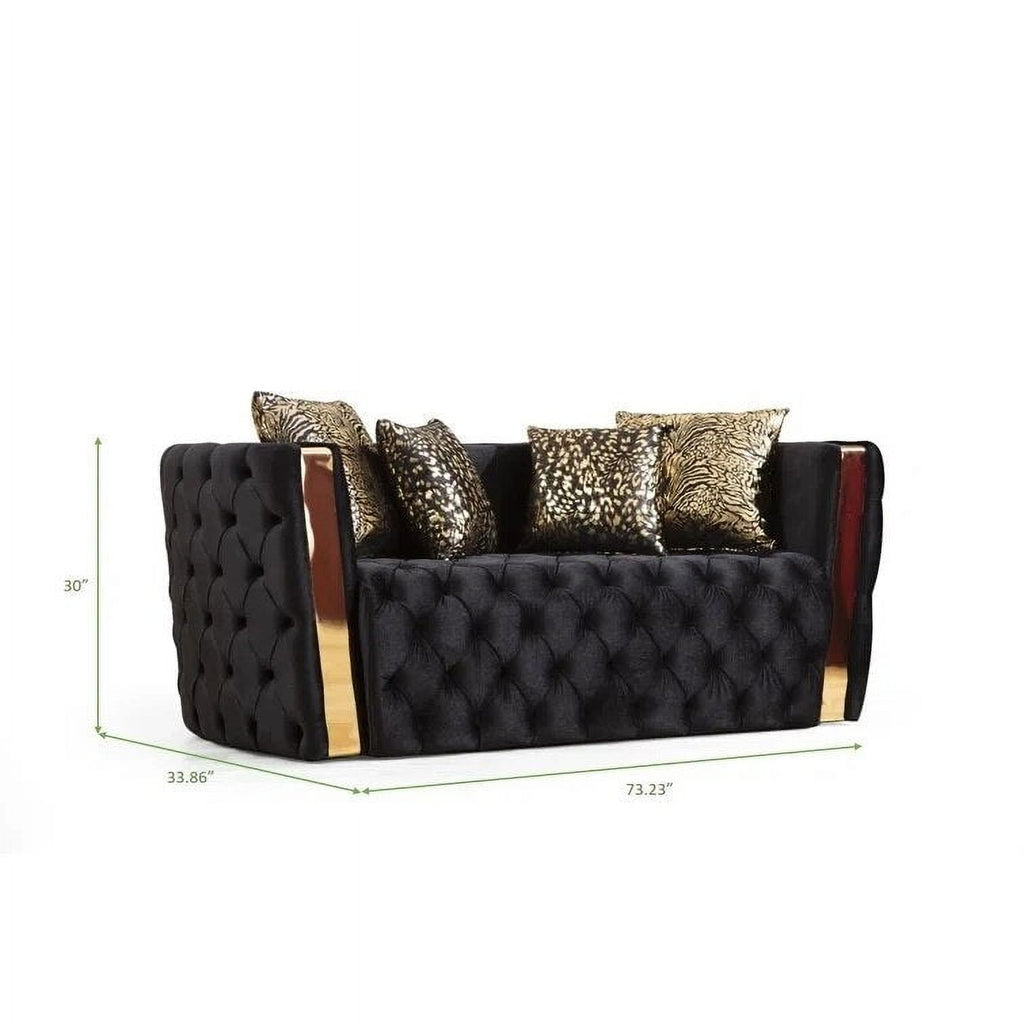 Velvet Sofa Set 3 2 1 Seater Upholstered E939